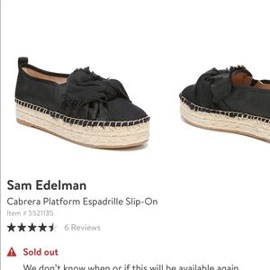Sam Edleman Cabrera Platform Espadrille